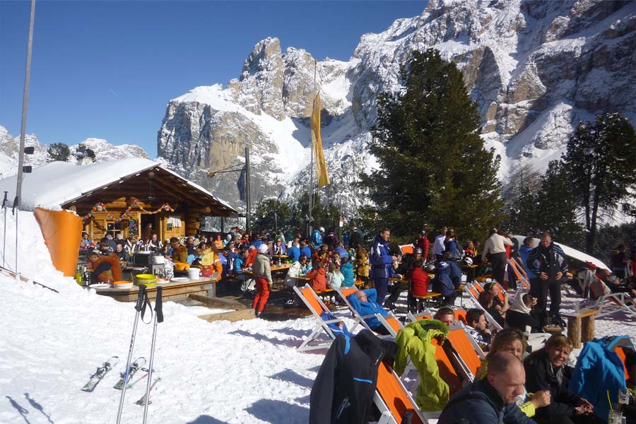Unsere Sonnenhütte im Winter